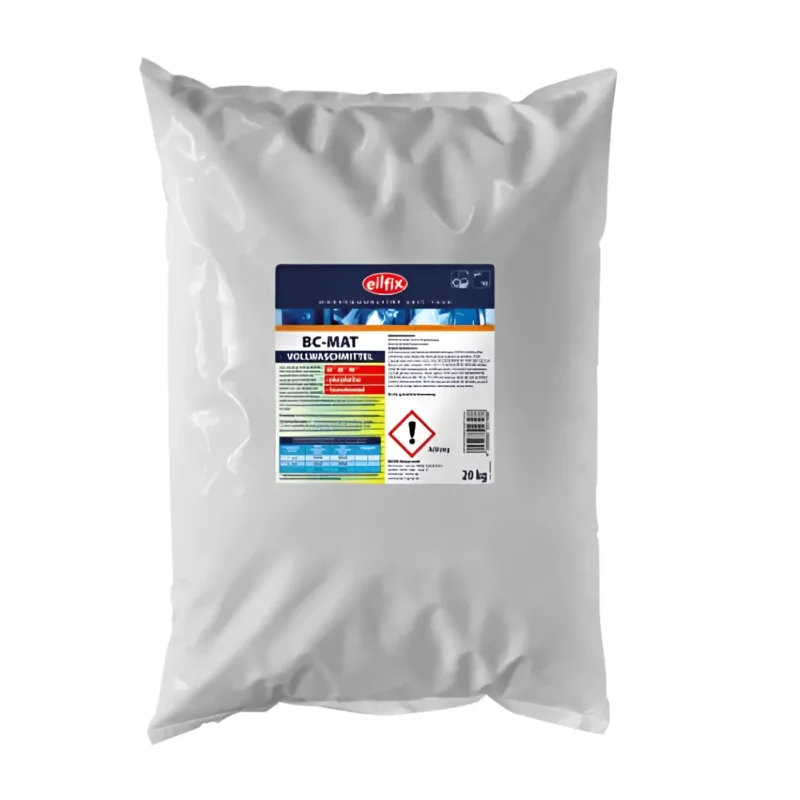 Eilfix bc-mat vollwaschmittel 20 kg weißer sack waschzusatz für gründliche reinigung