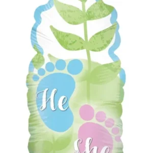 Gender Reveal Helium Ballon Groen Fles Leeg 78cm van VDV Benefit koop je bij Partywinkel