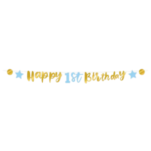 Happy 1St Birthday Letterslinger van Paper Dreams koop je bij Partywinkel