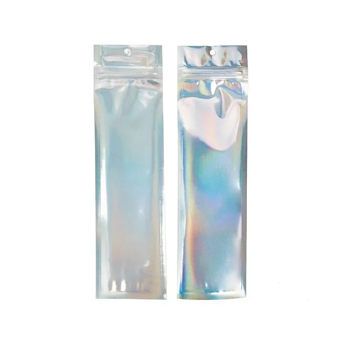 Grip Seal Bags Transparent/Holograpic 6,4x22,9 cm