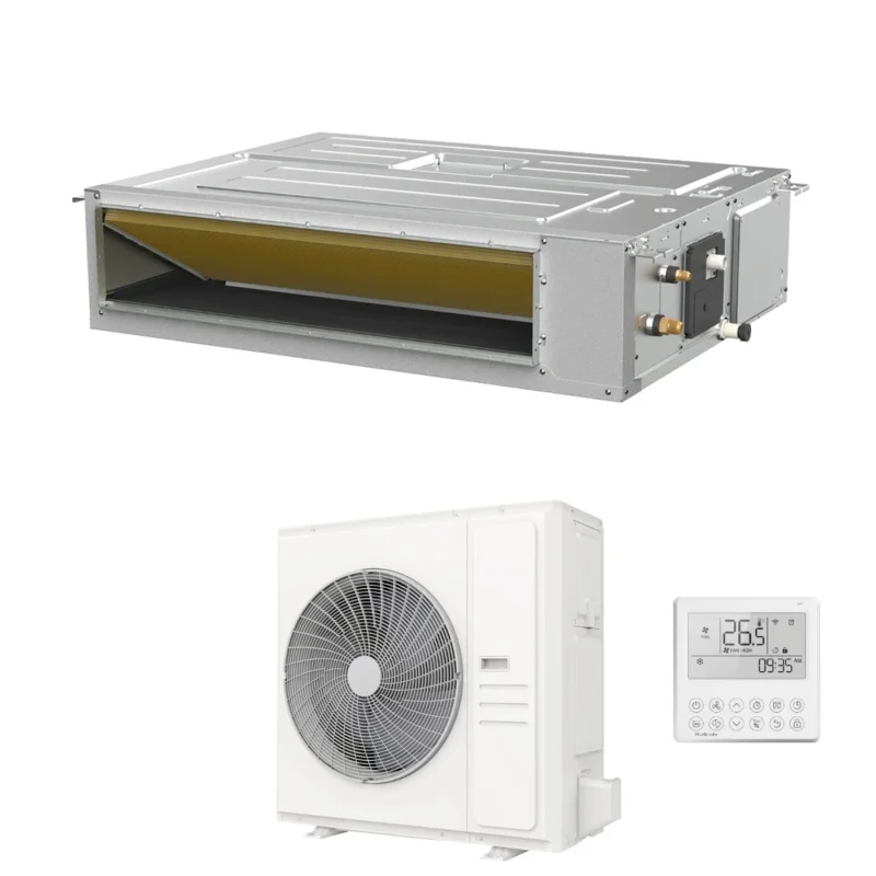 ferroli condizionatore canalizzato ferroli giada c 48000 btu 2cp004yf t r 32 wi fi integrato con comando a filo