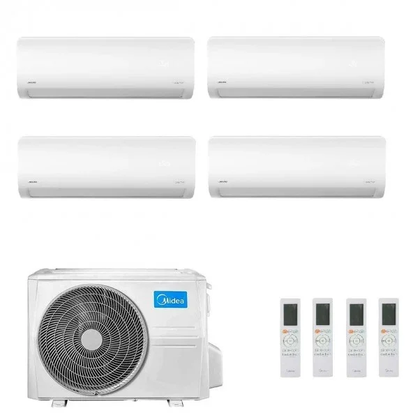 midea condizionatore midea quadri split inverter serie xtreme pro green 90009000900012000 btu con m4oe 28 r 32 wi fi integrato