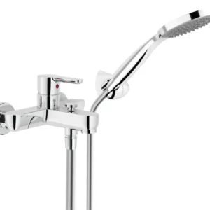 nobili miscelatore vasca con set doccia nobili abc cromato