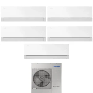 samsung condizionatore penta split samsung windfree premiere white 999918 con aj100txj5kg r 32 wi fi integrato