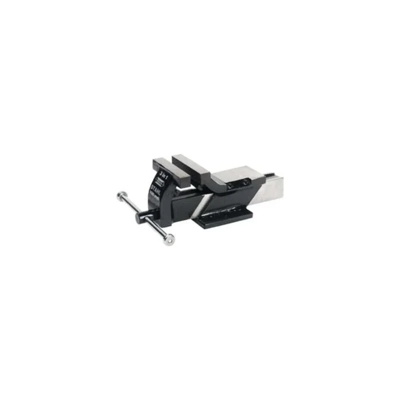 WABECO Schraubstock Spannstock Werkzeughalter 100mm Präzisionsschraubstock grau - 4005725401022