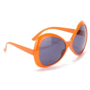 Lunettes disco pour adulte orange