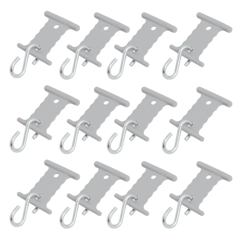 Wamovo Markisen S-Haken | Set 12 Stück | passend für 5/6mm 7/8mm Kederschienen – Wamovo
