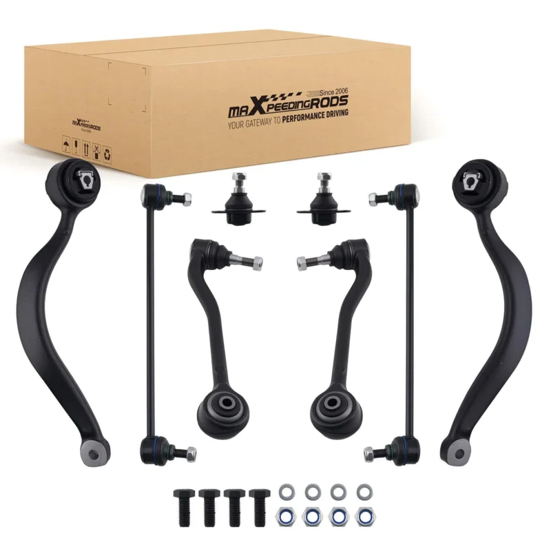 Neu 8X QUERLENKER SATZ TRAGGELENK STABI VORNE LINKS+RECHTS kompatibel für BMW X5 E53 2000-2006
