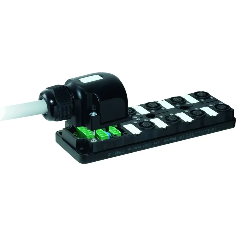 B-Ware Murrelektronik Sensorbox Aktorbox Verteiler Anschlussbox 8 X M12 Led Status Grau - 4048879064453