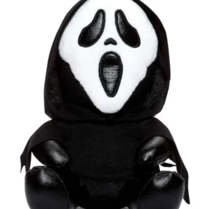 Peluche Scream Ghostface pour enfant et adulte noire et blanche