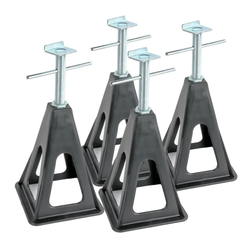 Stützbock 4er Set | Kunststoff | höhenverstellbar 25-42cm | 750Kg Traglast – APT