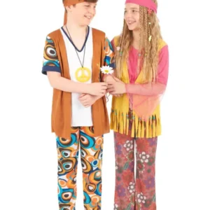 Hippie-Partnerkostüm für Kinder