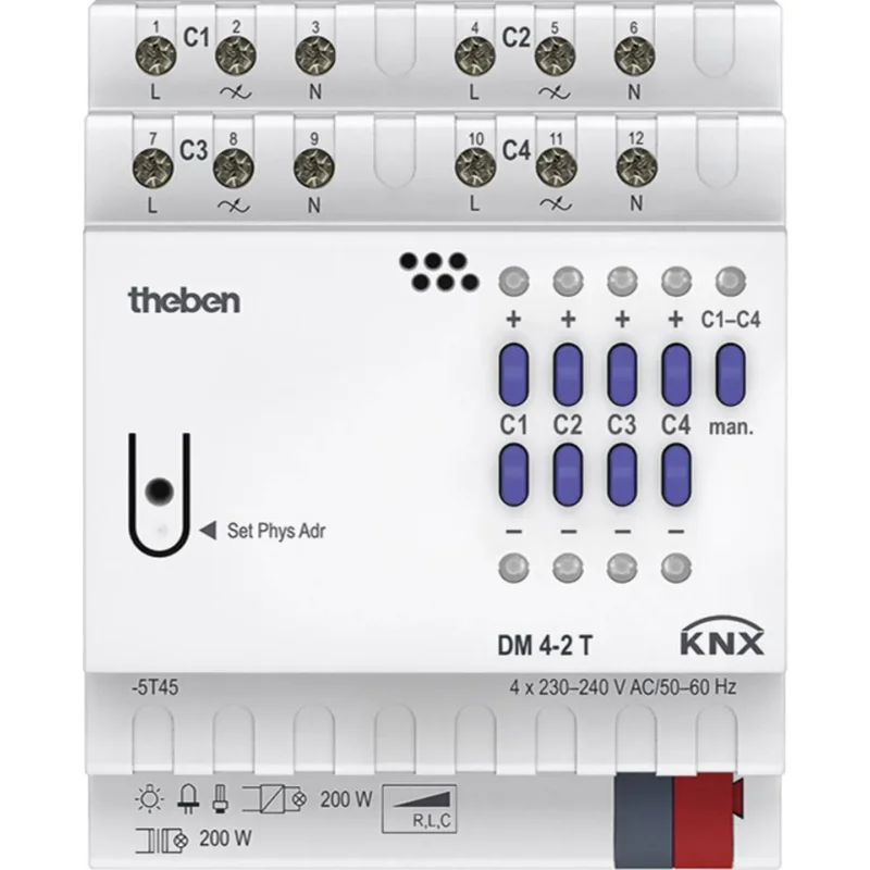 B-Ware Theben Dimmaktor Dimmer Knx Universal Reiheneinbaugerät Lampen Steuerung - 4003468490907