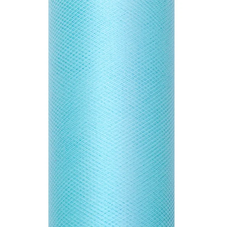 Turquoise Tule Rol 30cm 9m van Partydeco koop je bij Partywinkel
