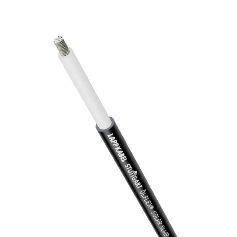 Lapp Kabel&Leitung - Energiekabel >= 1 kV, für feste Verlegung ÖLFLEX SOLAR XLWP 1023626/100 1X6 WH/BKBU − 100 Meter