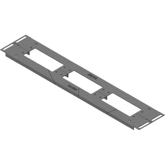 Icotek - Komponente für den Ausbau (Schaltschrank) Bodenblech KDR 2VX25 - 1200#44409 geteilt