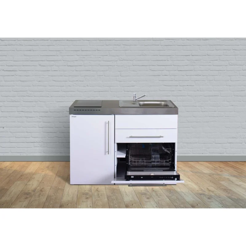 Stengel - Mini-Küche Miniküche Premiumline MPGSES120GSIKFliBre Edelstahl