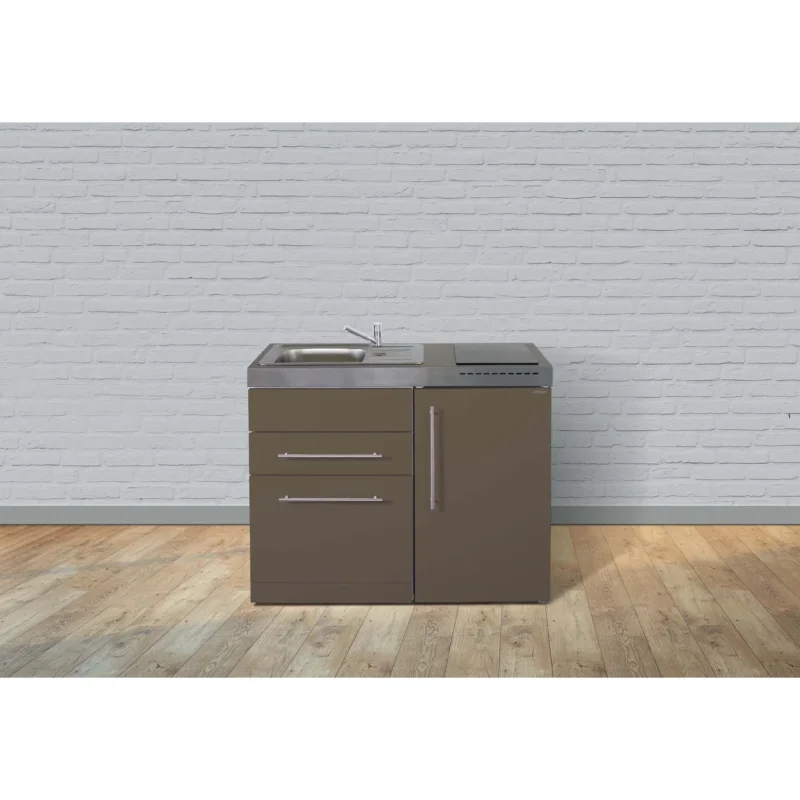 Stengel - Mini-Küche Miniküche Premiumline MPMM110SKSGKFreBliS Mokka metallic