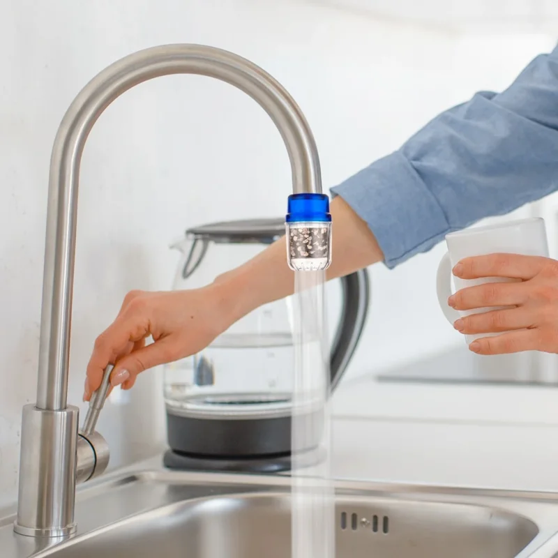 Wasserfilter mit Aktivkohle für den Wasserhahn (entfernt Verunreinigungen im Wasser) | Karnz