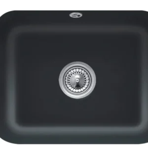 Villeroy & Boch Cisterna 60C Pure Black - 6706 02 R7 Keramikspüle Excenterbetätigung