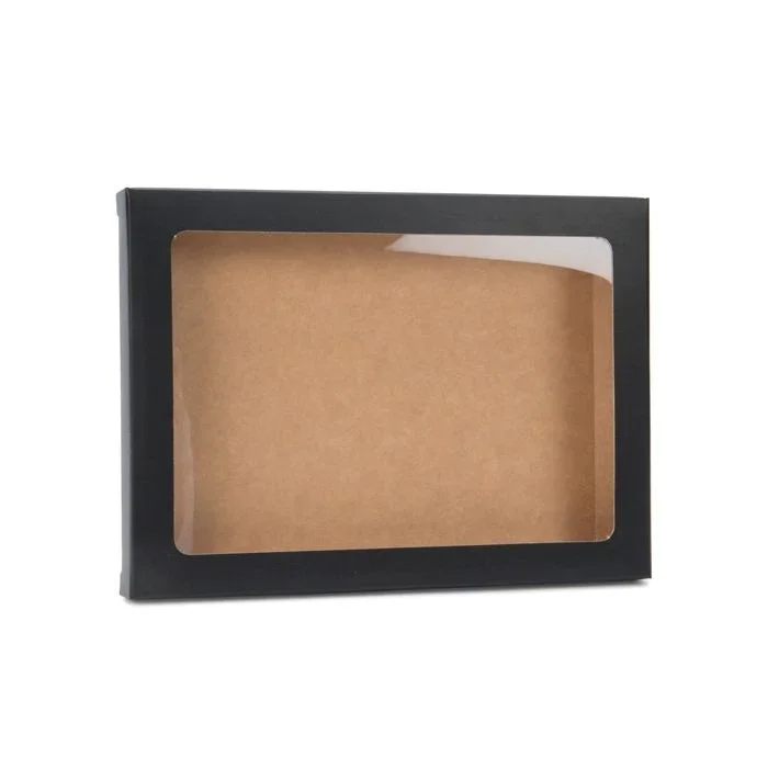 Kraft Gift Boxes Matt Black 12.5x1.5x16.8cm